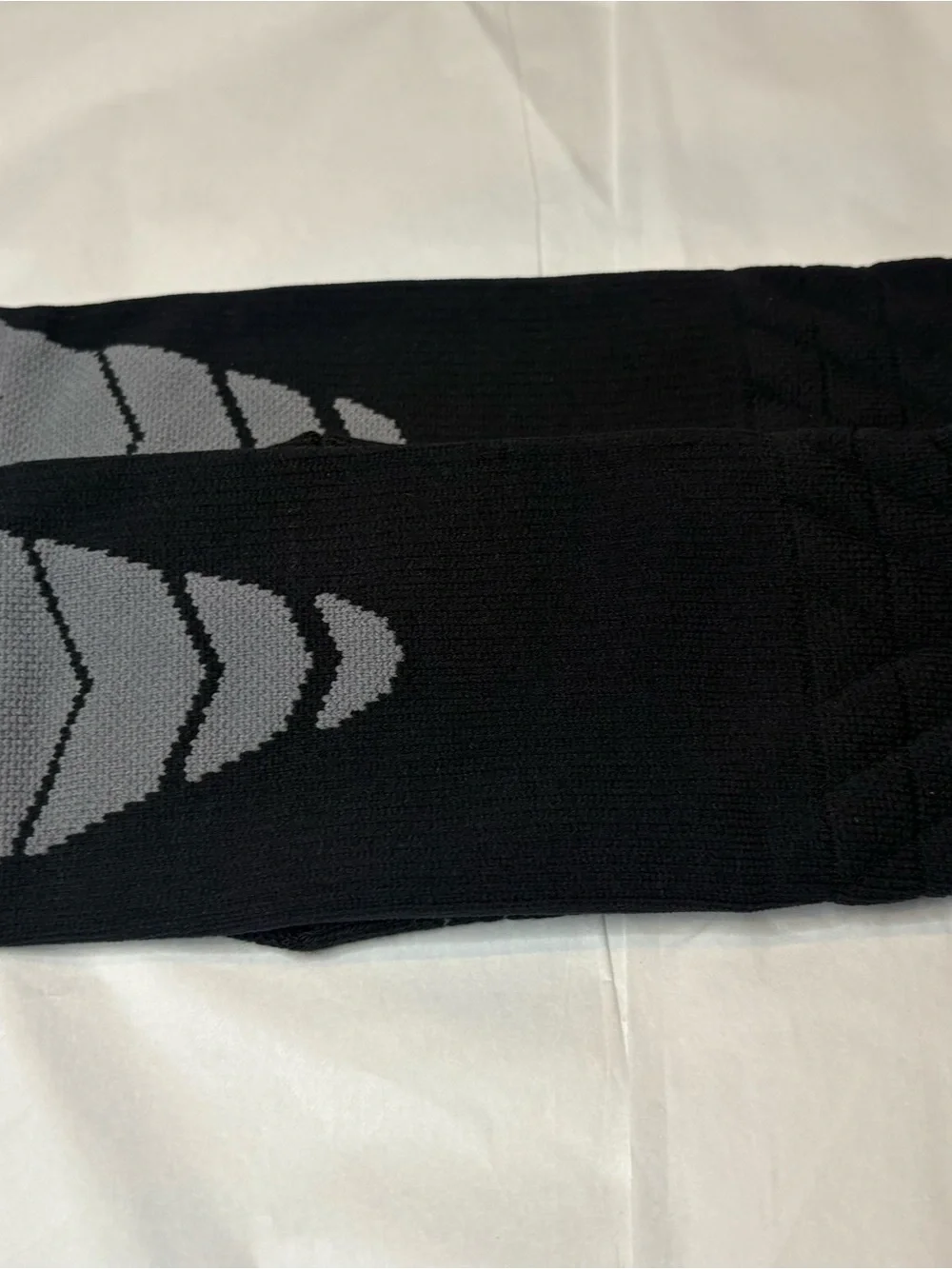 Nike Elite Vapor Cushioned Football Socks (Over-The-Calf) Size XL - Black/Grey